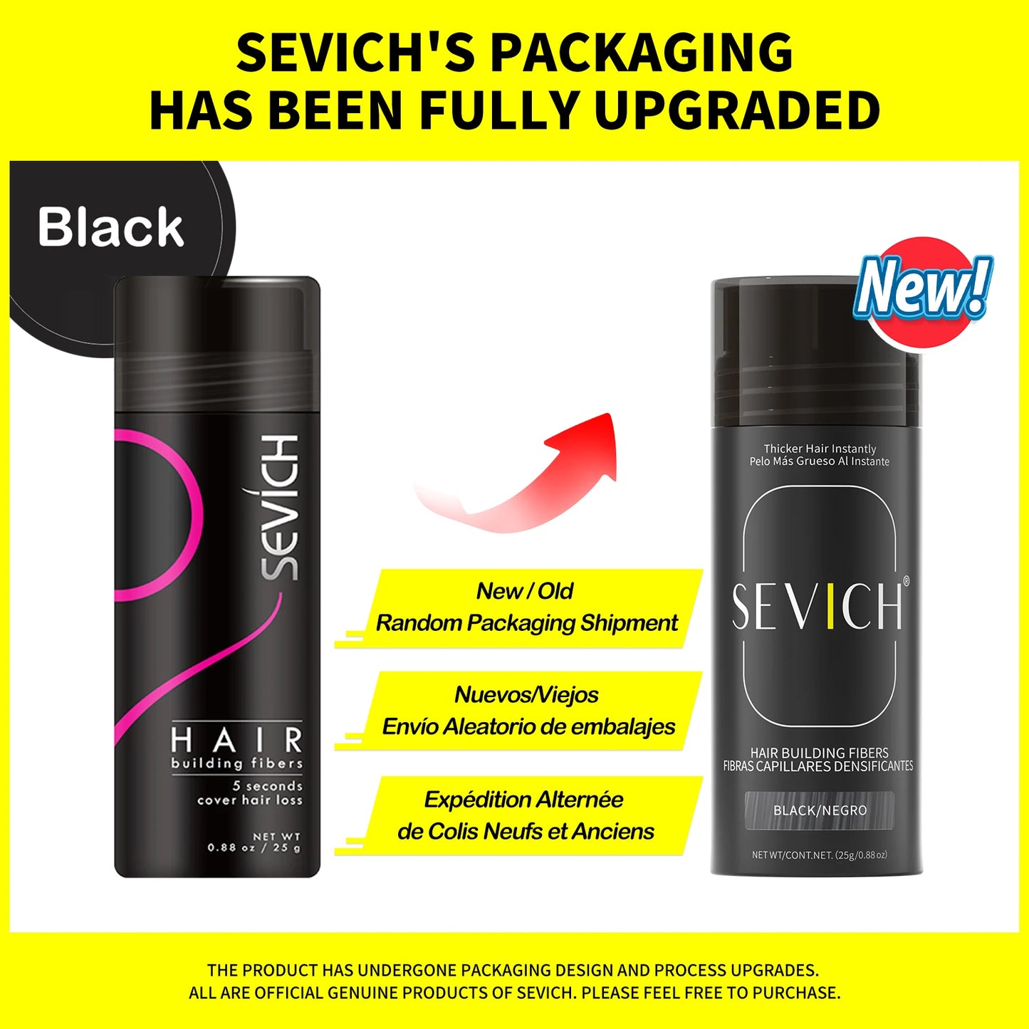 Hair Building Fibers Keratin Thicker Anti Hair Loss Products Concealer Refill Thickening Hair Fiber Powders Growth sevich 25g