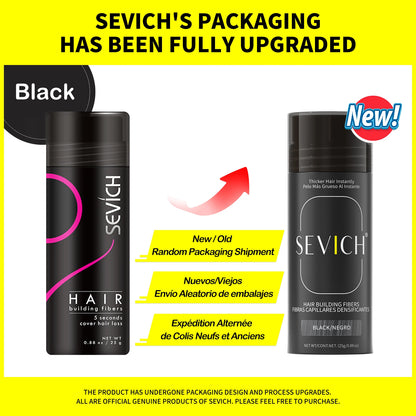 Hair Building Fibers Keratin Thicker Anti Hair Loss Products Concealer Refill Thickening Hair Fiber Powders Growth sevich 25g