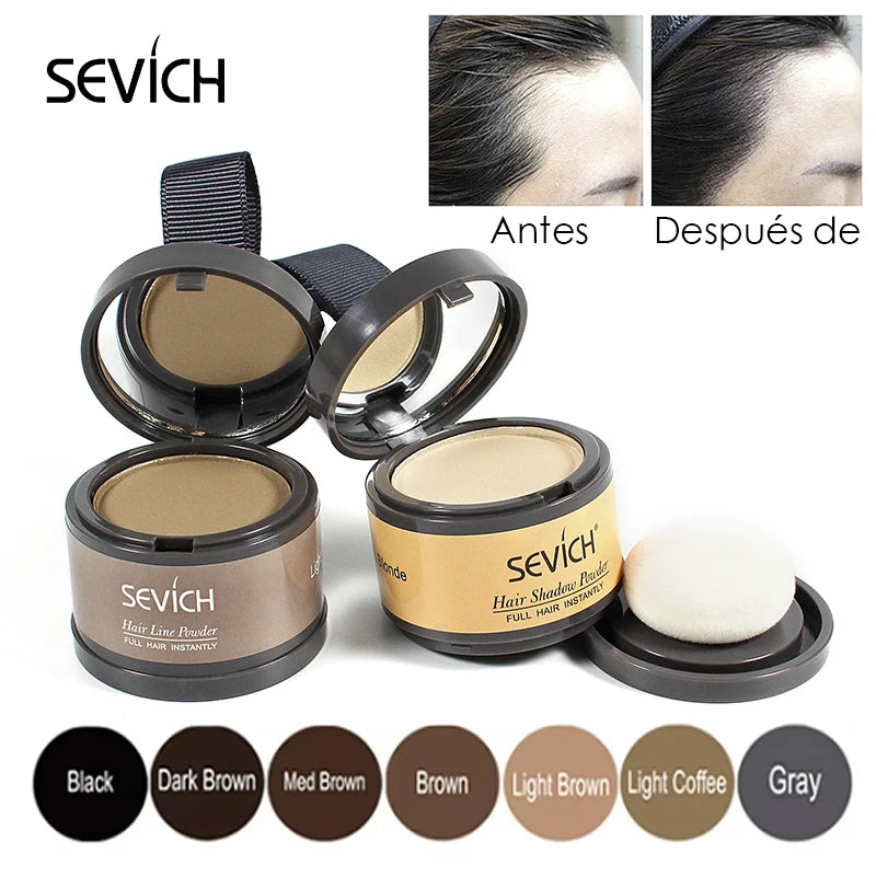 Sevich Hair Filling Powder Hairline Repair Powder Fluffy Thin Powder Line Shadow Forehead Makeup Hair Concealer Root Cover Up