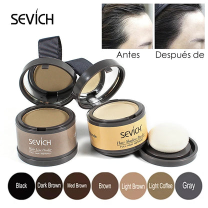 Sevich Hair Filling Powder Hairline Repair Powder Fluffy Thin Powder Line Shadow Forehead Makeup Hair Concealer Root Cover Up