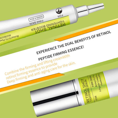 Vita A Retinol Shot Retinol Eye Cream Firms and Moisturizes, Shrinks Pores, and Lightens Dark Circles, Essence Korean Skincare