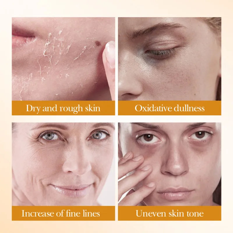 5pcs BIOAOUA Rice Raw Whitening Set Brighten Hydrating Moisturize Soothing Facial Cleanser+toner+essence+lotion+cream Skincare