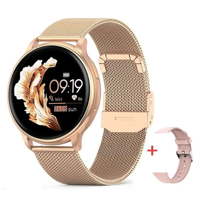 New Bluetooth Call Smart Watch Women Custom Dial Steel Watches Men Sports Fitness Tracker Waterproof Smartwatch For Android IOS
