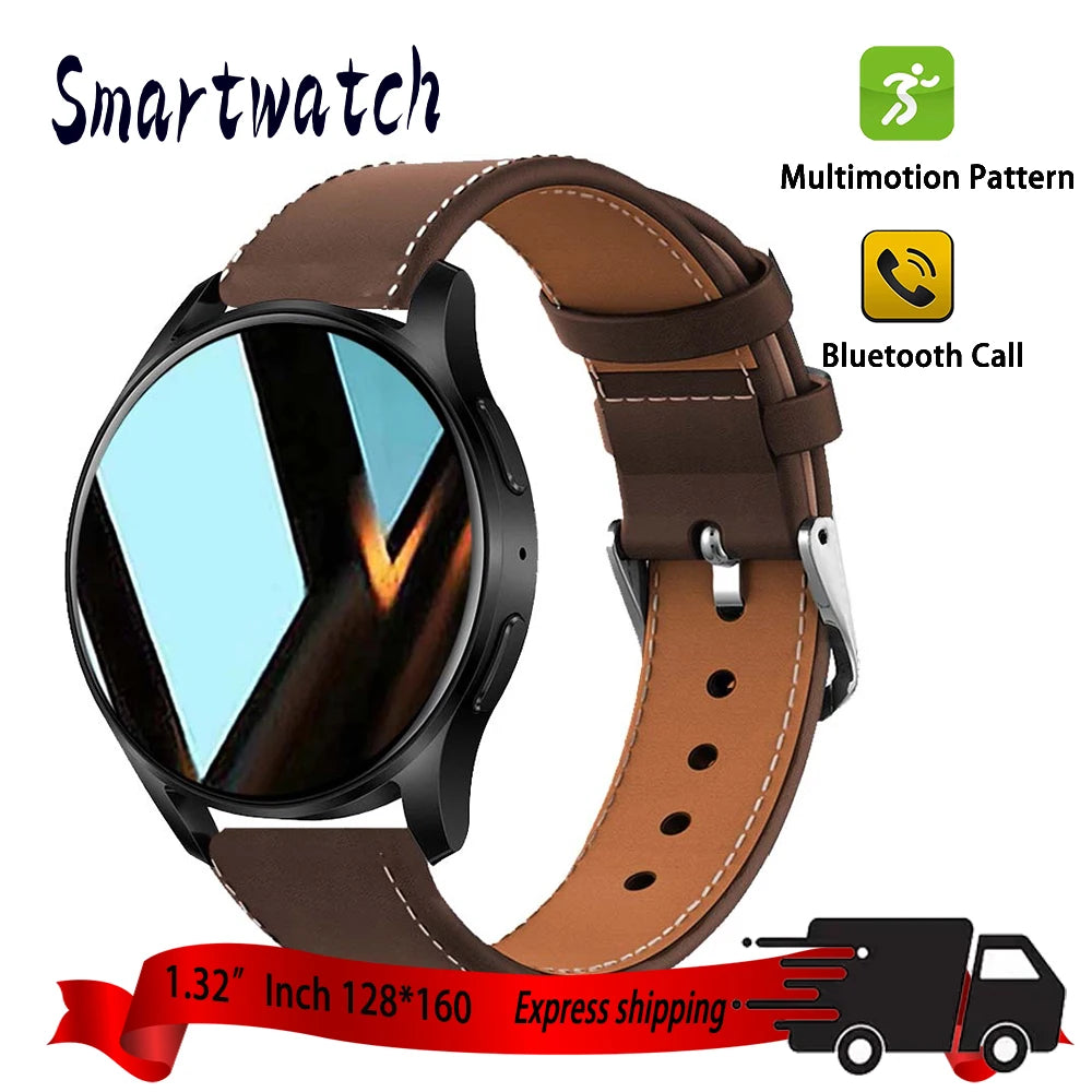 2025 New Business Smartwatch Men 1.32" inch Bluetooth Call Fitness Tracker Smart Wearable Women Wireless Call Watch Android IOS