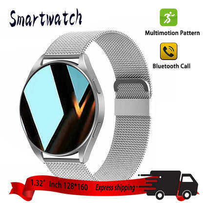 2025 New Business Smartwatch Men 1.32" inch Bluetooth Call Fitness Tracker Smart Wearable Women Wireless Call Watch Android IOS
