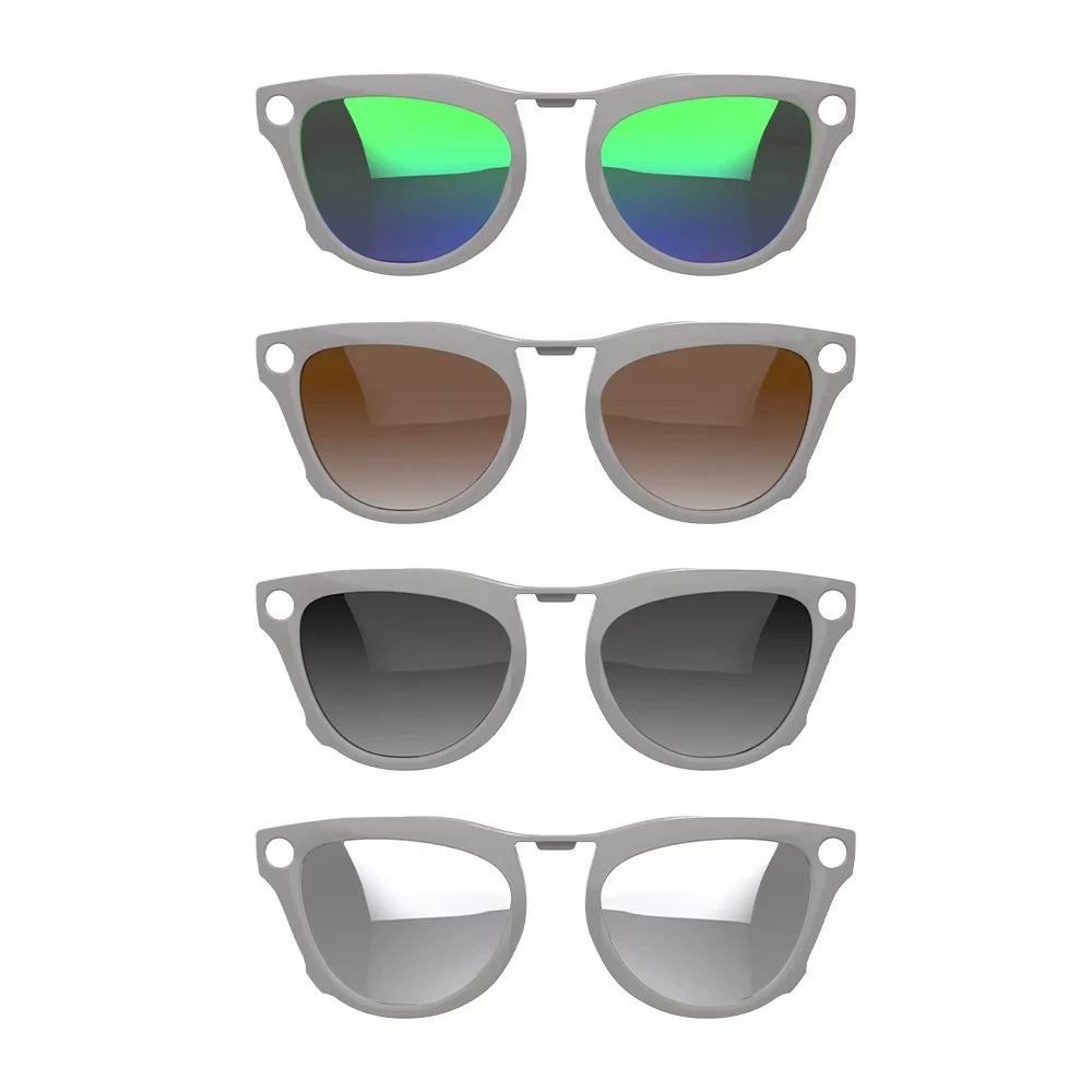 Hibloks For Ray-Ban Meta Skyler RW4010/RW4014 (Gen 2) Glasses Lens Clip AI Smart Glasses Accessory Anti-glare Sunglasses lenses