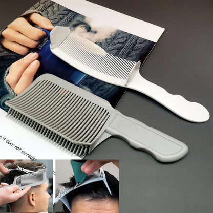 1/2/3Pcs Barber Hair Comb Kit Flat Top Hair Cutting Fading Stying Fade Comb  Men Fade Brush Salon Hair Tool Accessories