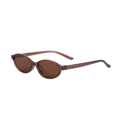Очки New Women's Leopard Brown Sunglasses Fashion Brand Small Frame Sun Glasses Ladies Retro Oval Eyewear Shade Oculus De Sol