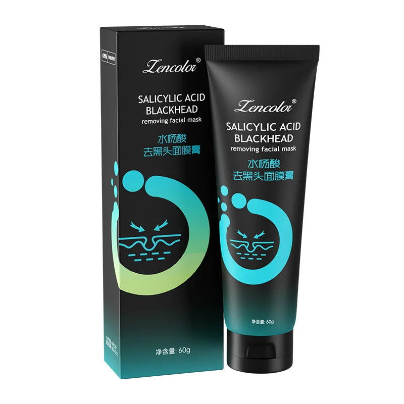 Bamboo Charcoal Fiber Mask Blackhead Removal  Deep Cleansing Cleansing Exfoliating Mask Treatment Black Mask