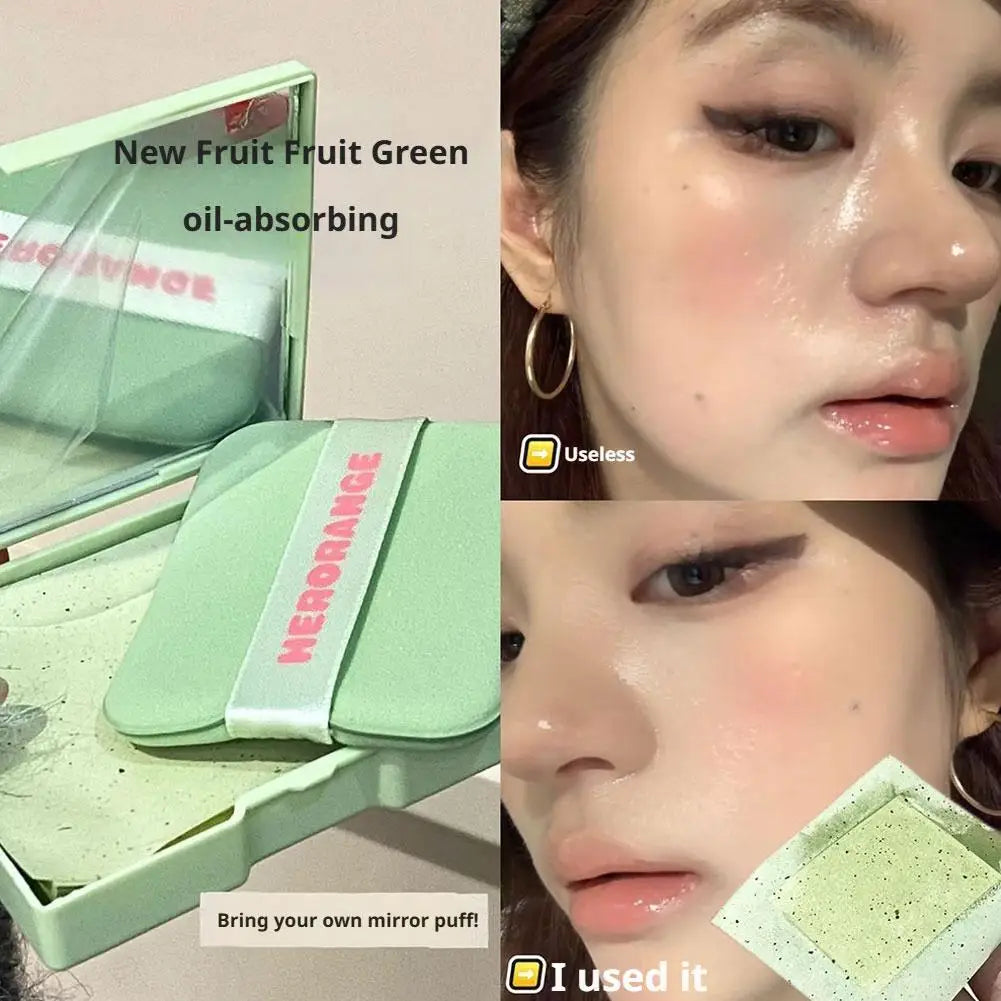 Summer Face Oil Blotting Paper Refreshing Oil Absorbing Sheets lasting Control Oil Papers Face Cleaning Makeup Tools