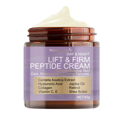 Water Ice Levin Day & Night Peptide Cream: for 24/7 Lifting & Firming With Retinol, Vitamin C & Hyaluronic Acid.