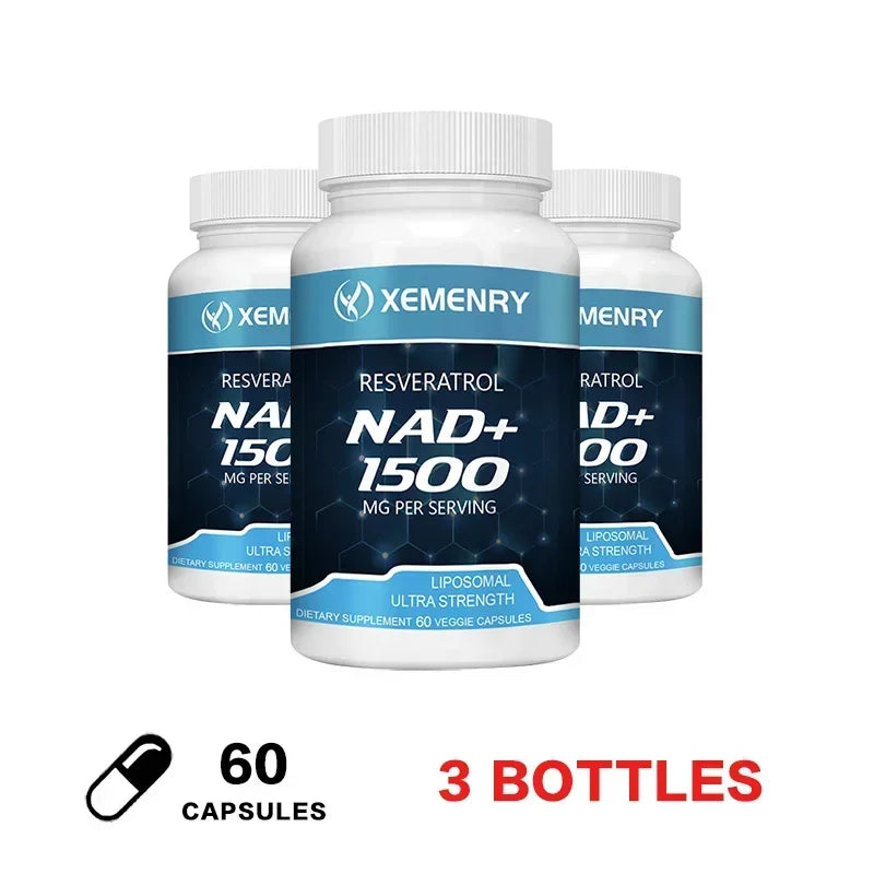 NAD + Resveratrol - Anti aging, Boost Energy, Promotes Cell Repair and Skin Health