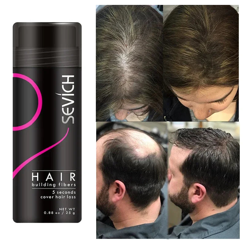 25G Hair Building Fiber Natural Keratin Styling Powder Hair Loss Conceale Fiber Building Hairline Hair Growth Powders 10 Color