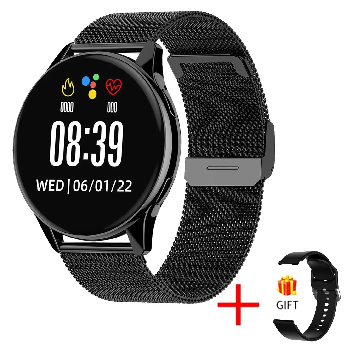 LIGE 2024 New Smart Watch For Xiaomi 1.28" AMOLED Screen Sport Fitness Watches BT Call Smartwatch For Men Women Wristwatch Gift