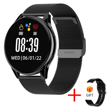 LIGE 2024 New Smart Watch For Xiaomi 1.28" AMOLED Screen Sport Fitness Watches BT Call Smartwatch For Men Women Wristwatch Gift