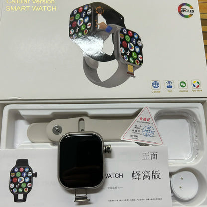 New Smart Watch CD20  Global Edition, 2.29-inch AMOLED Large Screen, 180 ° Rotating Camera, SIM Card, WiFi，GPS， Video call