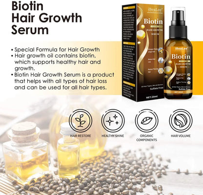 Hair Loss Treatment Spray Traction Alopecia Chebe Powder Essential Oil Africa Crazy Hair Growth Products Hair Care