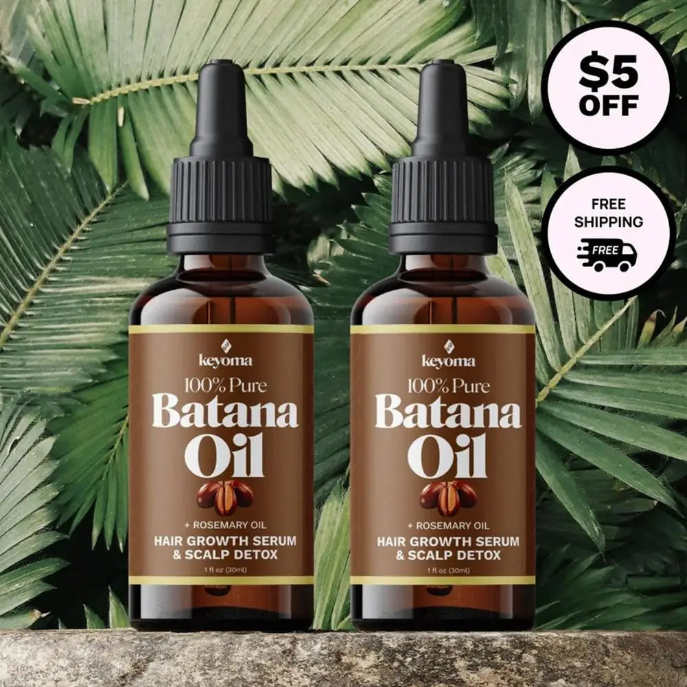 Keyoma 100%Pure Batana Rosemary Mint Scalp Oil Biotin Essence Hair Long-lasting Nourishing Gentle Repairing Hair Care