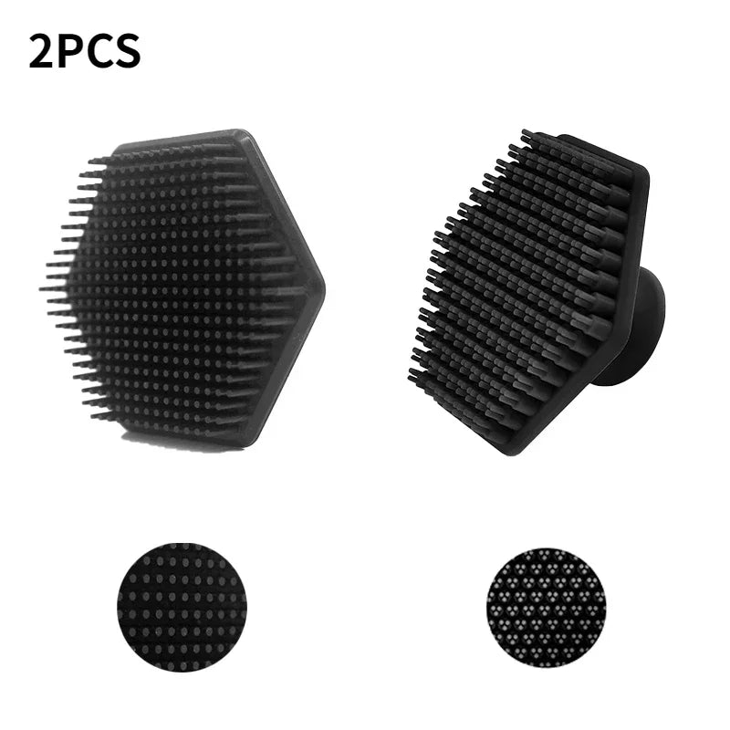 Men Facial Cleaning Brush Scrubber Silicone Miniature Face Deep Clean Shave Massage Face Scrub Brush Face Cleaner