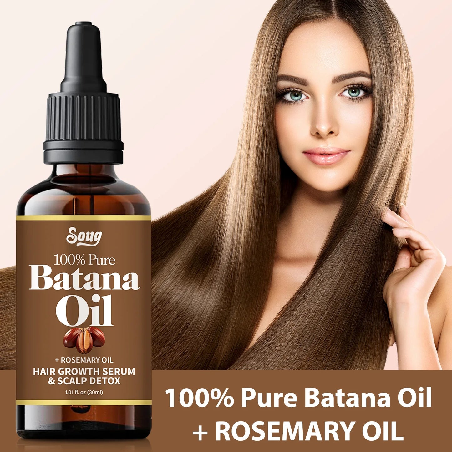Batana Rosemary Essential Oil Reduct Hair Loss Prevent Split Hair Care Product Nourish Moisturize Improve Hair Quality Hair Care