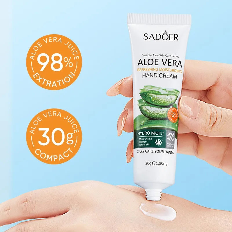 Moisturizing and Nourishing Aloe Vera Hand Cream - Provide Intensive Hydration and Care, Restore Hands' Softness and Smoothness