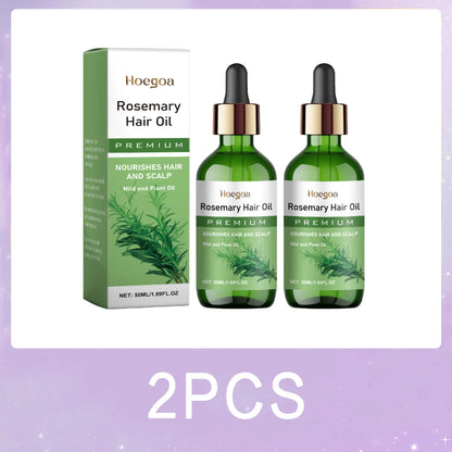 Rosemary Hair Oil for Hair Growth Growing Thicken Scalp Treatment Nourishing Volumizing Anti-Breakage Hair Strengthening Serum