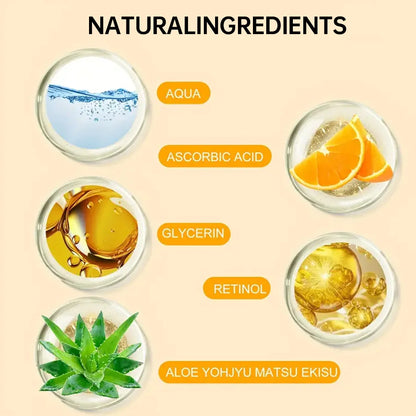 1set Vitamin C Skin care Set Face Anti Aging Firming Lifting Fade Fine Lines Whitening the moisturizing face cream Shrink Pores