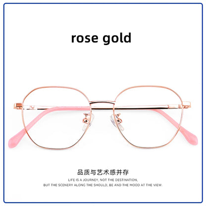 titanium glasses women prescription progressive glasses of sight far and near reading glasses women round glasses frame custom