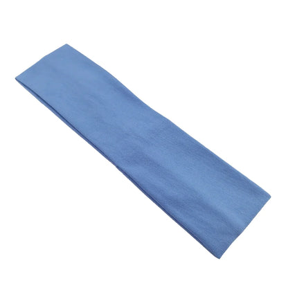 New Summer Sports Yoga Headbands for Women Adjustable Men Running Absorb Sweat Elastic Hair Bands Solid Color Headband Wholesale