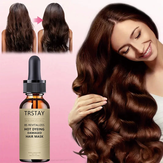 TRSTAY Hair Mask for Repairing Damaged Hair after Perming And Dyeing Restoring Healthy And Shiny Hair