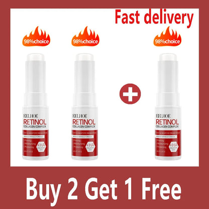 Retinol Eye Cream Collagen Multibalm Stick Reduce Wrinkles Eye Bag Hyaluronic Acid Anti Dark Circle Puffiness Eye Care Products