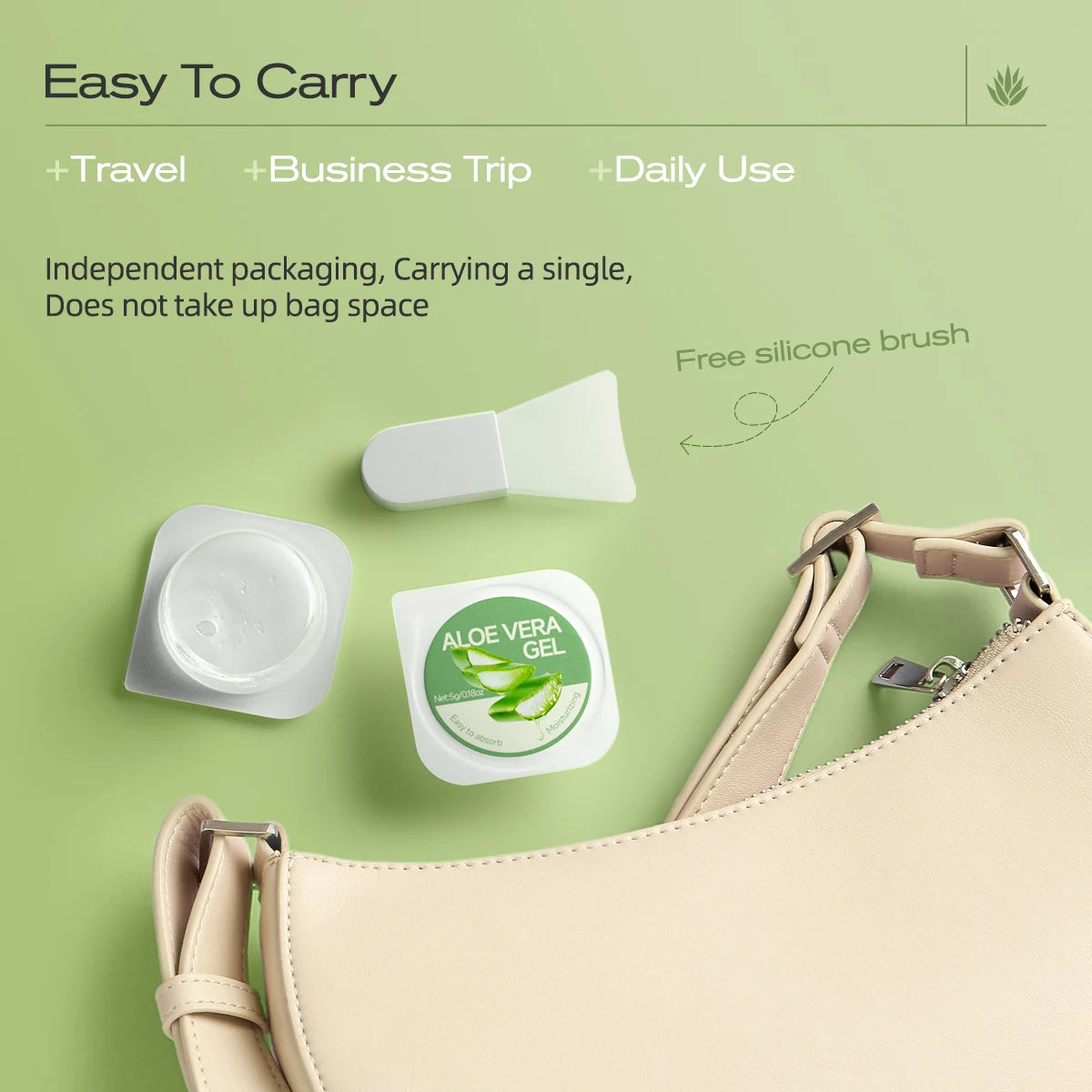 Aloe Vera Gel Set Suitable for body and facial care Contains aloe vera ingredients for hydration, deep cleansing