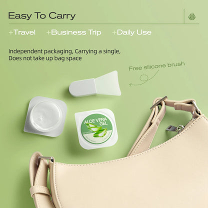 Aloe Vera Gel Set Suitable for body and facial care Contains aloe vera ingredients for hydration, deep cleansing