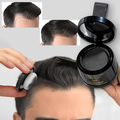 Full Hair Instantly Powder Hairline Beard Enhancer Lasting Repair Moustache Coloring Concealer Tools Hair Root Filling Coverage