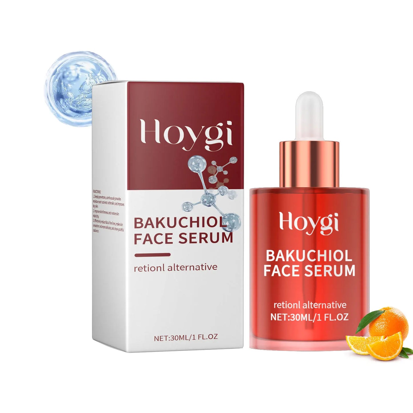 Bakuchiol Face Serum Anti Aging Lifting Firming Remove Fine Lines Skin Rejuvenation Brightening Hydrating Retinol Face Essence