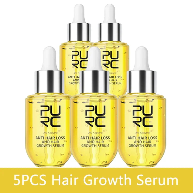 PURC Hair Growth Serum Thinning Hair Loss Treatment Fast Hair Regrowth Oil Hair Growth Products for Men Women Hair Care