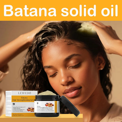 Lewedo Natural Batana Hair Growth Oil Set For Men Women Reduce Hair Loss Treatment Serum Nourish Scalp Anti-Breakage Hair Mask