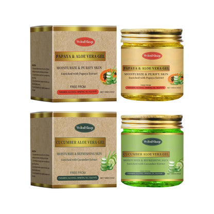 Aloe Vera Soothing Gel Deep Moisturizing Sunburn Repairing Improve Acne Relieve Redness Sensitive Skin Hydrating Facial Cream