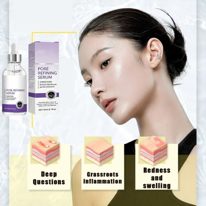 Say goodbye to pore thinning, skin texture, powerful pore shrinking essence, and tighten and relieve large facial pores