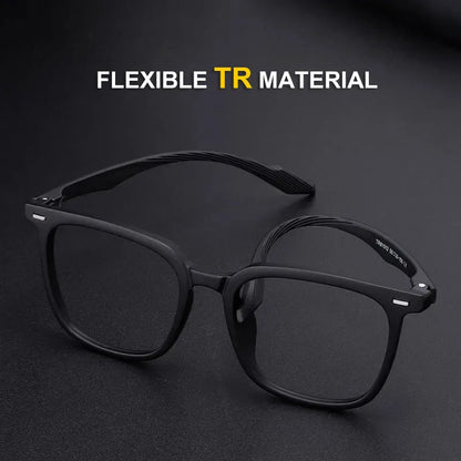 UVLAIK TR90 Large Square Glasses Frame Women Men Fashion Oversized Myopia Eyewear Optical Prescription Eyeglasses Frame