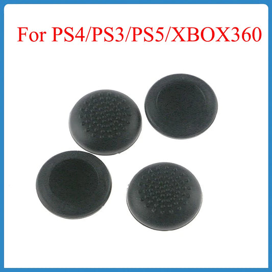 10Pcs For PS4 Joystick Protection Cap For PS3/PS5/XBOX360 Handle Multi-Point Anti-Slip Caps Black Gaming Accessories Replacement