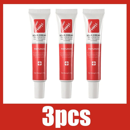 Fast Scar Removal Cream Treatment Stretch Marks Burn Surgical Scar Acne Spots Repair Gel Whitening Moisturizing Smooth Skin Care