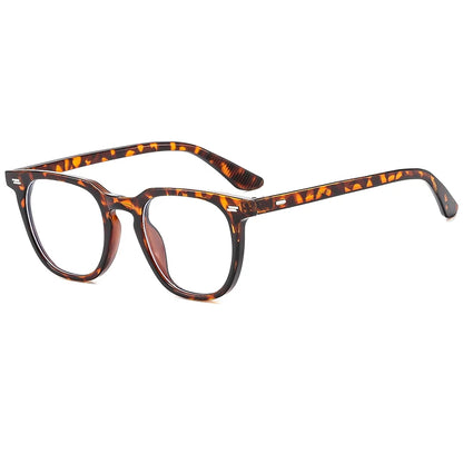 New Style Glasses Trendy Rice Nail Flat Glasses For Men And Women, Fashionable Square Glasses Frames 3875