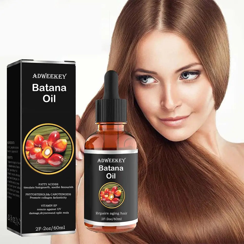 Natural Batana Oil For Hair Care Treatment Oil Repair Damaged Improve Split Hair Rough Remove Greasy Treatment Hair Care