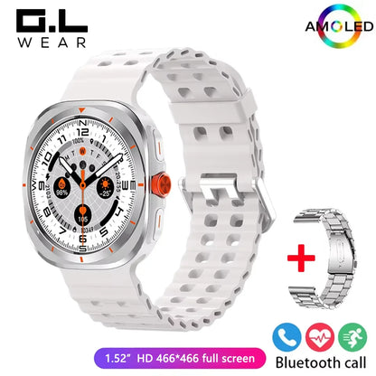 G.L Wear 2025 New Men's Smart Watch 1.52 Inch Bluetooth Talk Sports Fitness Pedometer Woman Smart Watch