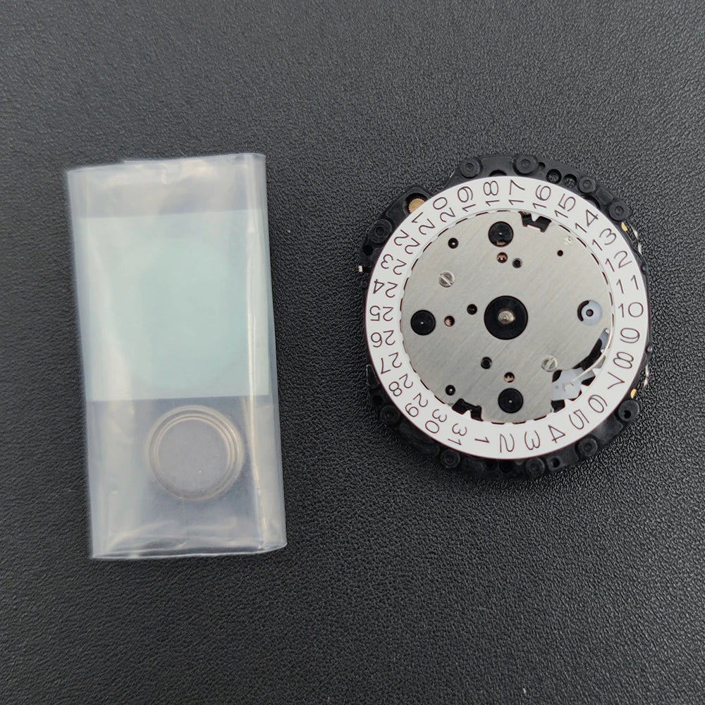 Japan Original VD57 VD57C Chronograph Quartz Watch Movement 3H White Date Standard Chrono 1/10 sec/sec/60 min Mod Replace Parts