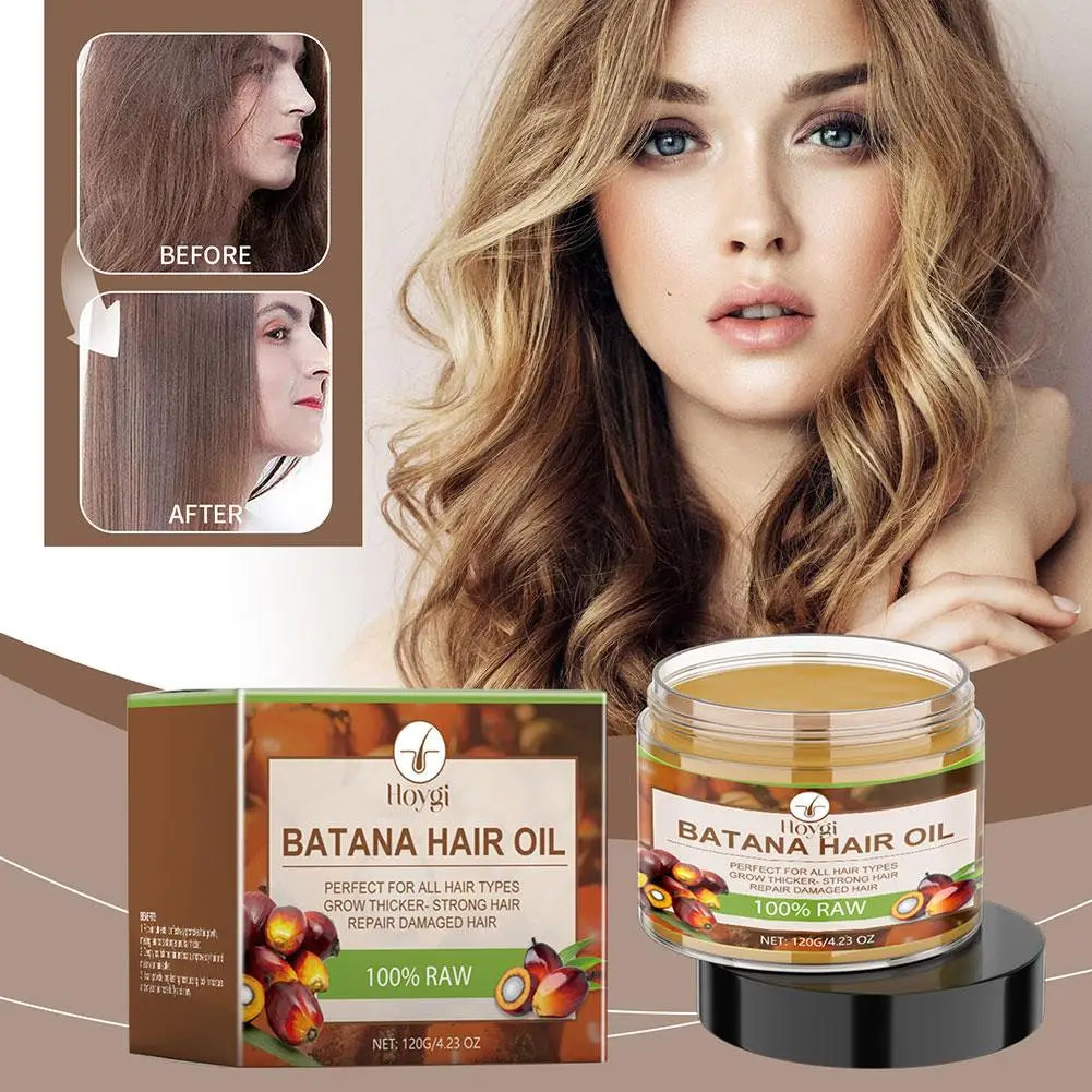 120g Natural Batana Oil For Healthy Hair Treatment Oil Natural Promotes Hair Wellness For Men Women Reduce Hair Break