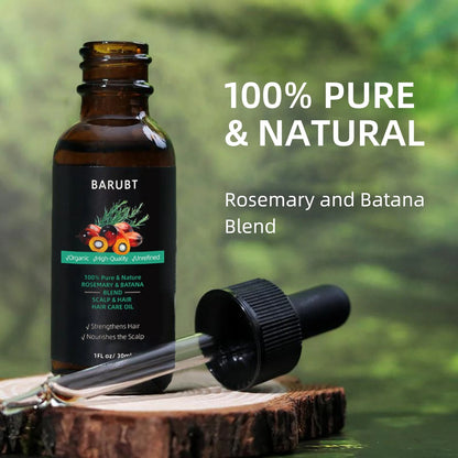 BARUBT hair essential oil contains rosemary Bettana extract to improve frizzy strong hair essential oil