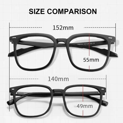 UVLAIK TR90 Large Square Glasses Frame Women Men Fashion Oversized Myopia Eyewear Optical Prescription Eyeglasses Frame