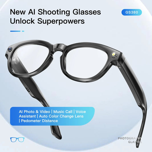 Xiaomi AI Smart Camera Glasses 200MP Bluetooth Smart Glasses Call Playing Music Object Recognition AI Translation Multifunction